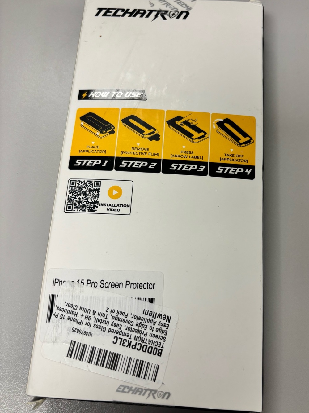 Techatron Screen Protector New In Box - Picture 3 of 6